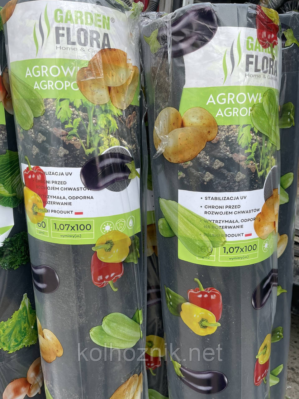 Агроволокно черное мульчующее Garden Flora 50г/м2 - 1.07м/100м Польша - фото 6 - id-p2018080973