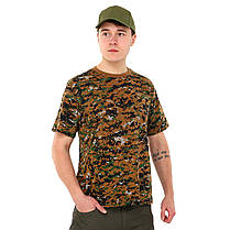 Тактична футболка Zelart TY-0359 L-2XL камуфляж, фото 4