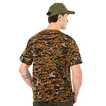 Тактична футболка Zelart TY-0359 L-2XL камуфляж, фото 5
