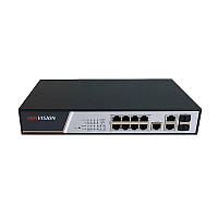 8-портовый управляемый POE коммутатор Hikvision DS-3E2310P GM, код: 7333174