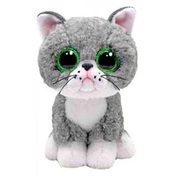 ​М'яка іграшка TY Beanie Boos Сірий котик Fergus 36581