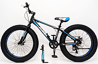 Подростковый алюминиевый фетбайк 24/4.0 Mbike Hamster велосипед внедорожник (Fatbike)