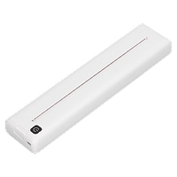 Портативный термопринтер на бумаге формата A4 Bluetooth-совместимый Portable Thermal Printer Белый