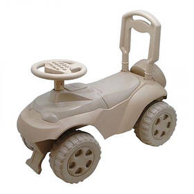 Іграшка дитяча каталка-толокар "Машинка", еко серія, музична (укр) [tsi235449-TSI]