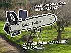 Ланцюгова насадка пила на болгарку, 11.5 дюйма кронштейн М16-М10, фото 2