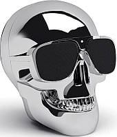 Беспроводная портативная акустическая система Jarre Technologies AeroSkull XS+ Chrome Silver