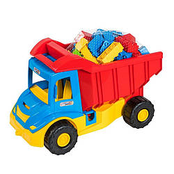 Дитяча вантажівка з конструктором "Multi truck" Canpol babies 39221(Blue-Red), World-of-Toys