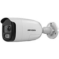 2 Мп ColorVu Turbo HD видеокамера Hikvision с PIR датчиком и сиреной DS-2CE12DFT-PIRXOF (3.6 DM, код: 6664645