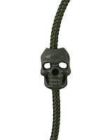 Стоперы для шнурка Kombat UK Skull Cord Stoppers 10шт Оливковый (1000-kb-scs-olgr) CM, код: 8100541