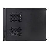 Корпус Prologix E100 Slim 400W 8cm, 2хUSB2.0, Black Black DS, фото 9