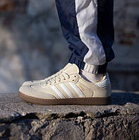 Чоловічі кросівки літні Adidas Samba Beige адидас самба