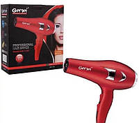 Фен для волос Gemei GM-1705 с концентратором, Профессиональный фен для сушки и укладки волос 1500вт