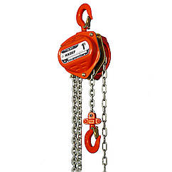 Ручна ланцюгова шестерна таль HADEF 8/12, г/п від 0,25 до 2 тонн