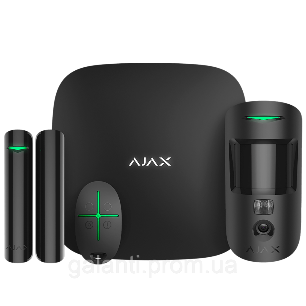 Комплект охранной сигнализации Ajax StarterKit Cam Plus Black GL, код: 7397941 - фото 2 - id-p2151732286