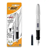 Bic Xpen Silver Chrome перьевая ручка синяя (7506907)