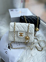 Жіноча сумочка Chanel white Premium 19/14