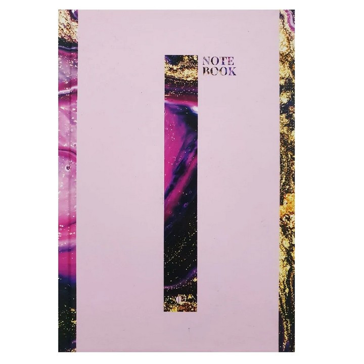 Блокнот А5 96арк., в клітинку, тверда обкладинка ArtPrint Marble  мікс