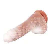 Ультрареалістичний фалоімітатор для секс-машин Hismith 8.3″ 2-layers Silicone Flesh Dildo, двошаровий KIT sonia.com.ua