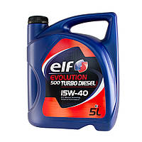 Моторное масло ELF EVOLUTION 500 TURBO DIESEL 15W40 5L (x3) 5 194854