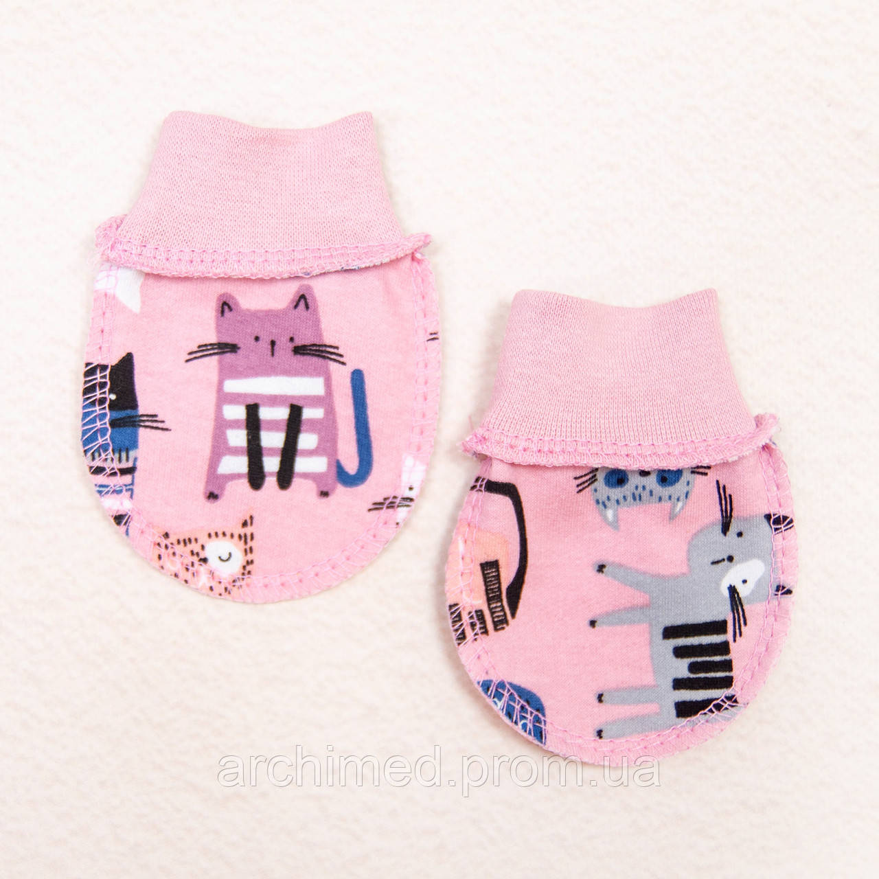 Царапки Dexters футер для девочки kittens 0-3 месяцев розовый ON, код: 8431365 - фото 1 - id-p2151763000