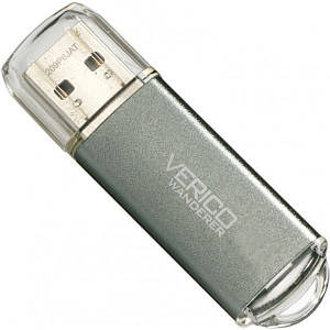 Флеш память Verico Wanderer 1UDOV-M4GY43-NN Gray 4 GB