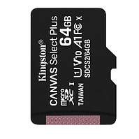 Картка пам'яті microSDXC 64 Гб Class 10 (UHS-1) 100 Мб/с Kingston Canvas Select Plus