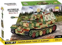 Cobi Историческая коллекция Вторая мировая война Panzerjager Tiger (P) Elefant 1:28 блоки 1252 элемента