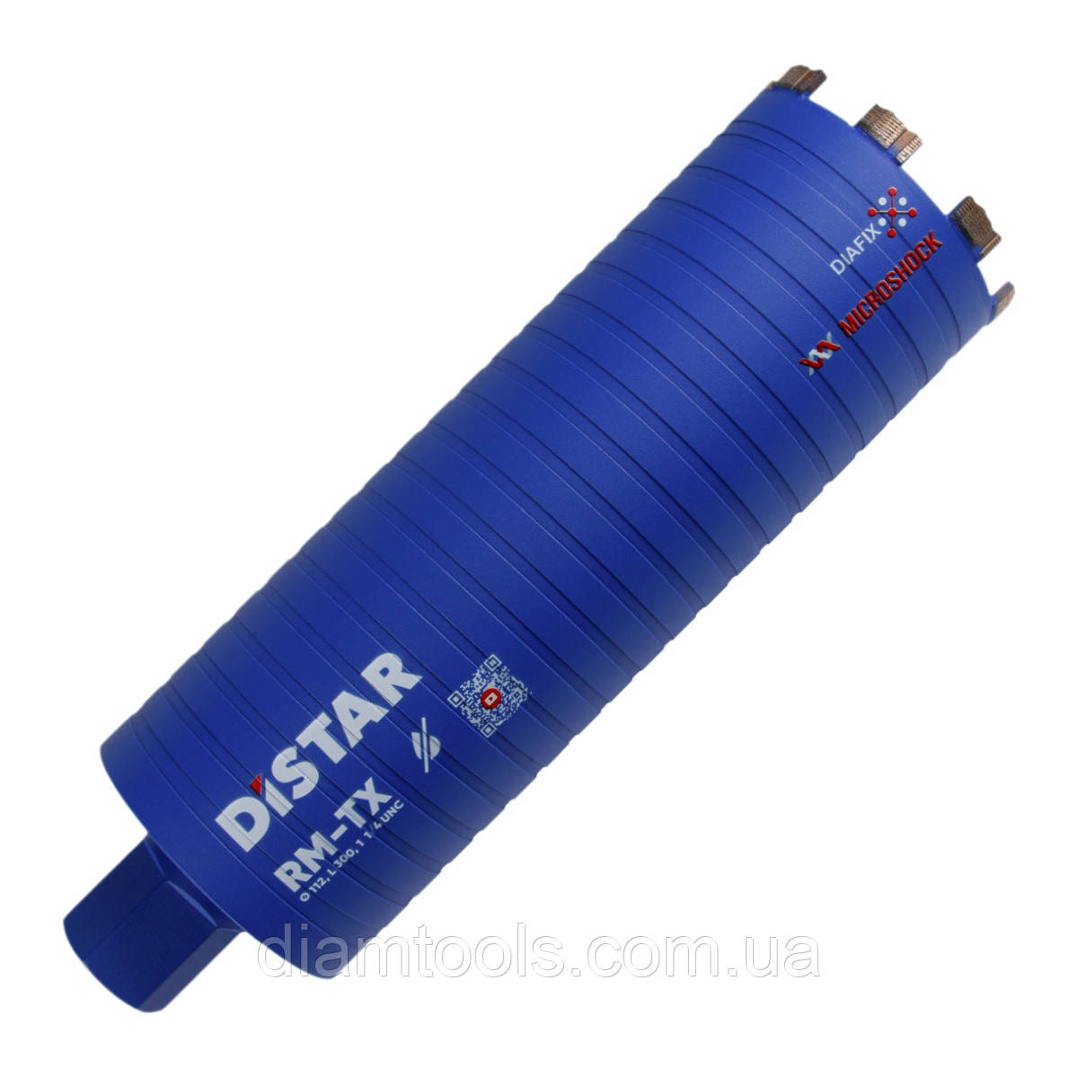 Коронка алмазна по залізобетону Distar 112x300-8x1 1/4 RM-TX