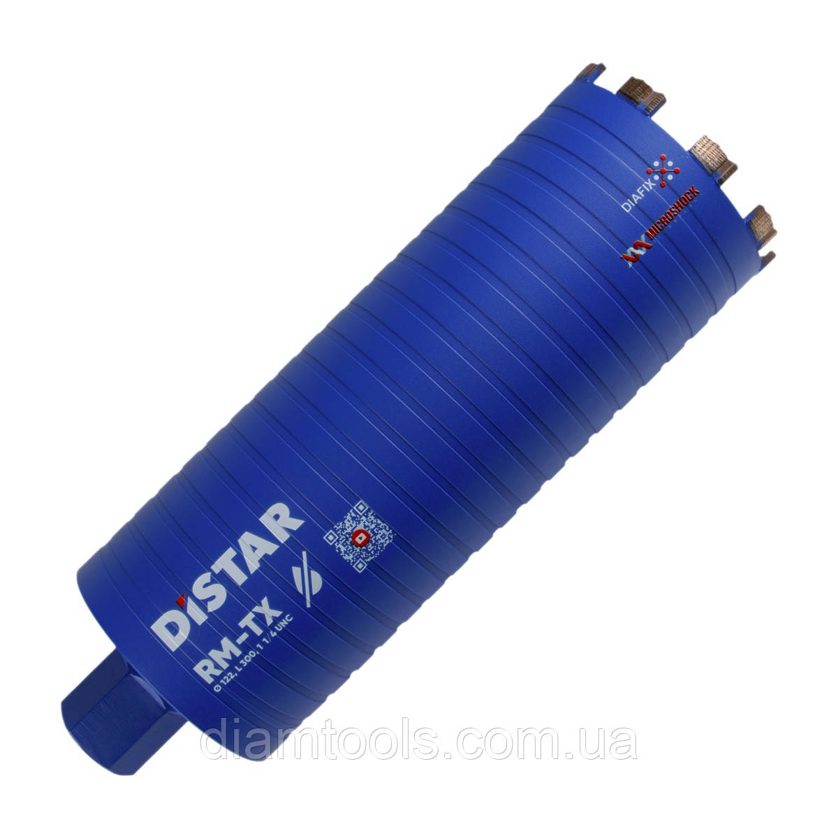 Коронка алмазна по залізобетону Distar 122x300-9x1 1/4 RM-TX