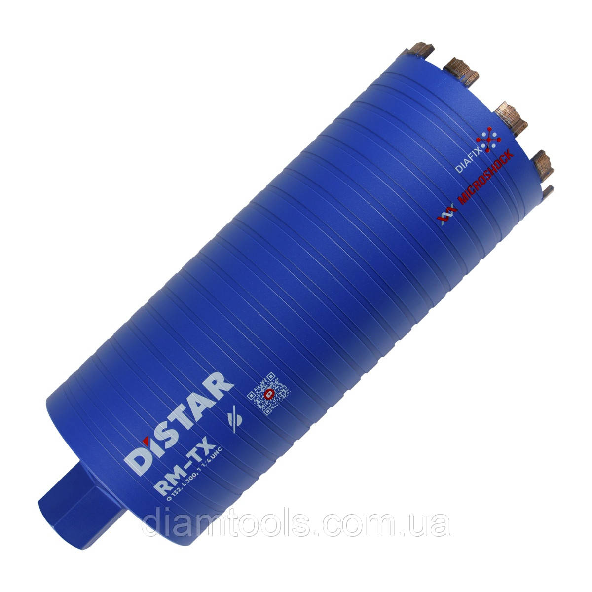 Коронка алмазна по залізобетону Distar 132x300-10x1 1/4 RM-TX