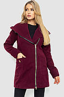 Пальто женское с капюшоном бордовый 186R241 Ager XS ON, код: 8453932