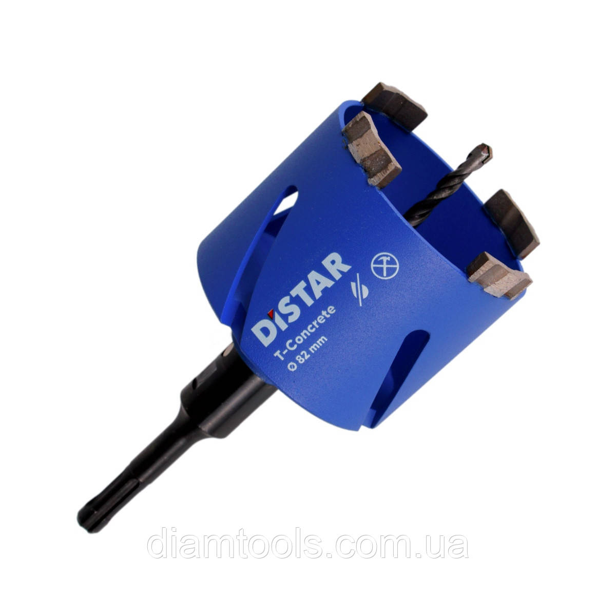Коронка алмазна по бетону Distar 82x65-4 М16 T-Бетон SDS+