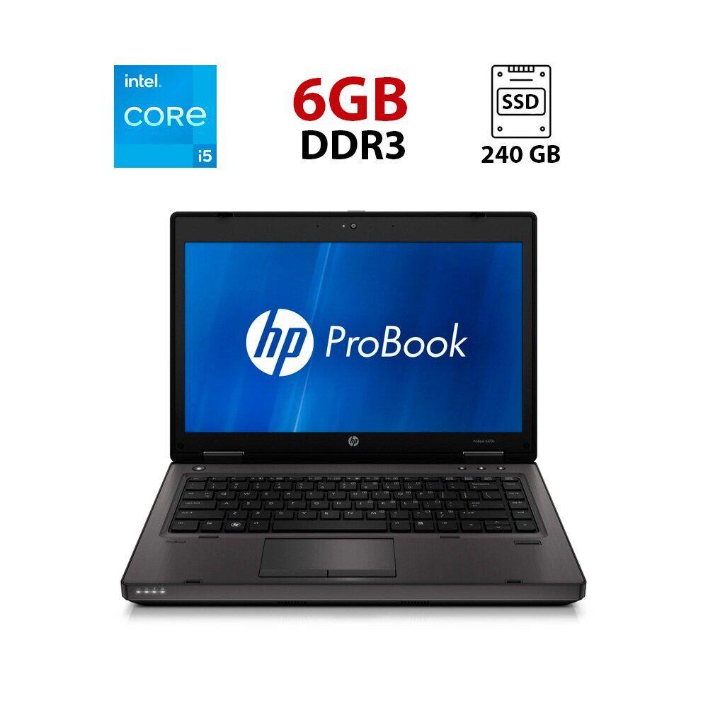 Ноутбук HP ProBook 6470b/ 14" (1366x768)/ Core i5-3210M/ 6 GB RAM/ 240 GB SSD/ HD 4000