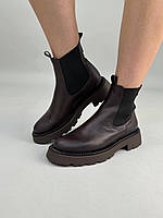 Женские кожаные ботинки (2702д) 40 VZUTIK Амарант (2000002761464)