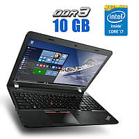 Ігровий ноутбук Lenovo ThinkPad E560/ 15.6" 1920x1080/ i7-6500U/ 10GB RAM/ 250GB SSD/ Radeon R7 M370 2GB