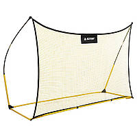 Тренажер футбольний відбивач ударів ребондер STAR SU130C 2,44х1,52 м чорний