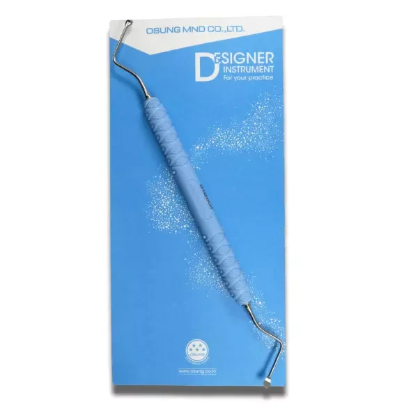 Кюретажна ложка 3URCL87С Lucas пластикова ручка з насічками діаметр 3,5 мм вигнута двостороння, фото 1