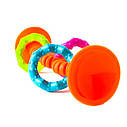 Прорізувач-брязкальце на присосках Fat Brain Toys pipSquigz Loops помаранчевий (FA165-1), фото 3