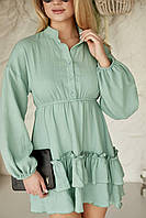 Сукня жіноча тендітна з мусліна у кольорах (Норма), фото 6