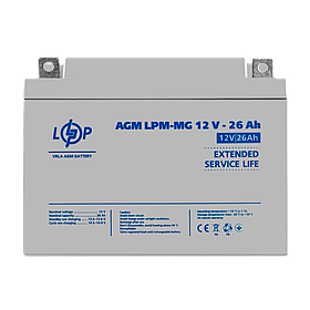 Акція. Акумулятор мультигелевий AGM LPM-MG 12V - 26 Ah