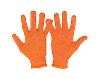 Перчатки трикотажные MASTERTOOL УНИВЕРСАЛ 70% хлопок/30% полиэстер 10 кл 2 нити 32 гр оранжевые 83-0315