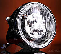 Фара Дельта круглая хром LED-5 ( светодиодная 5 диодов 18W ) 16104667
