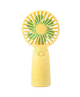 Вентилятор ручний акумуляторний Cute Electric Fan AP223 з USB-зарядкою (54550Y-Е) Жовтий