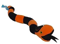 Dubi Зики черно-оранжевая змея талисман 45 см (7451512)