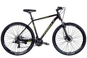 Велосипед алюміній 29 Formula THOR AM DD рама-21" чорно-зелений 2024 Velo