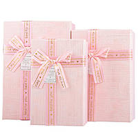 Набір з 3 коробок "Дари кохання", рожевий