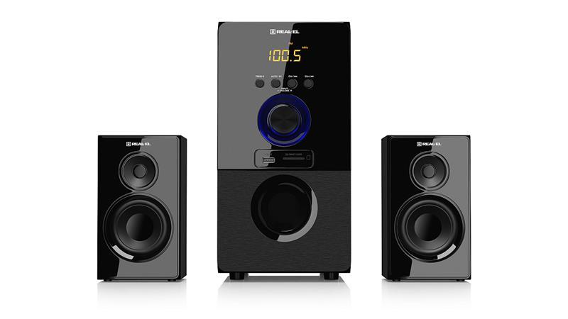 Акустична система REAL-EL M-555 Black Чорний DS