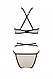 Комплект білизни Passion CHIKA SET, XXL/XXXL, cream, топ, трусики, фото 5