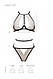 Комплект білизни Passion CHIKA SET, XXL/XXXL, cream, топ, трусики, фото 6