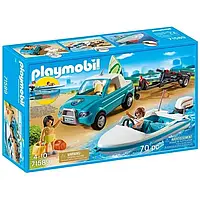 Playmobil Summer Fun Серфер-Пикап с моторной лодкой 71589 (7643097)